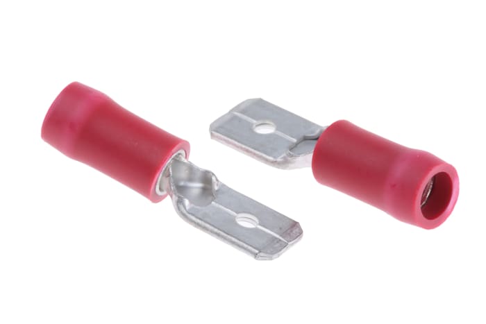 Cosse faston JST, Isolée, Rouge, série : FVDDM
