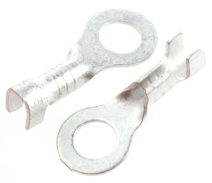 LRB2.5TM5 JST JST, LRB Uninsulated Ring Terminal, M5 Stud Size