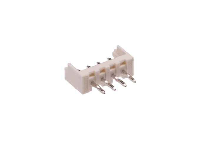 Molex Micro-Latch Series Vertical Through Hole PCB Header, 4 Contact(s), 2.0mm Pitch, 1 Row(s), Shrouded