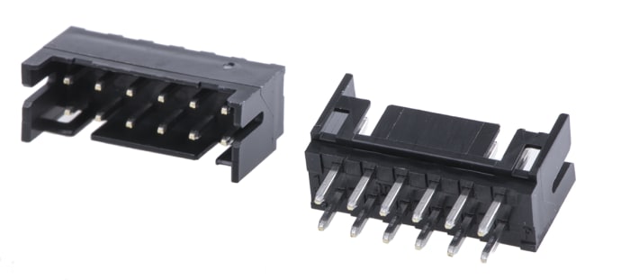 Hirose DF11 Series Straight Through Hole PCB Header, 12 Contact(s), 2.0mm Pitch, 2 Row(s), Shrouded