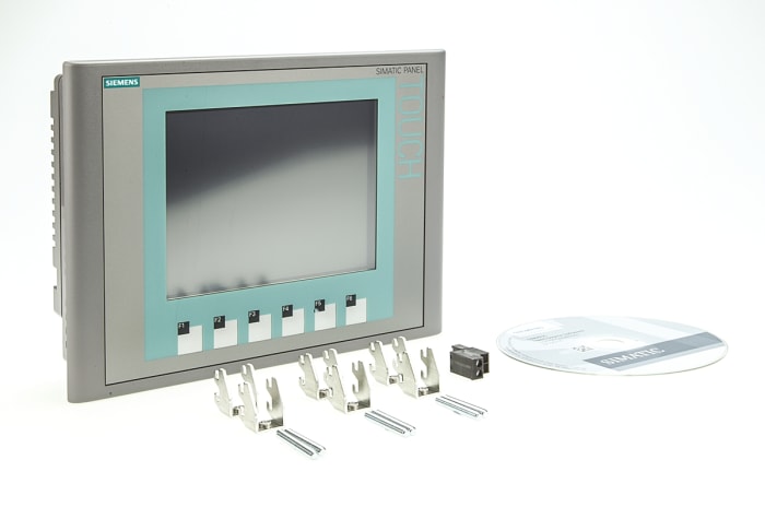 Siemens TFT LCD HMI Terminal, Keypad, Membrane Keyboard, 2 port, 24 V dc Supply, 197 x 141 x 44 mm