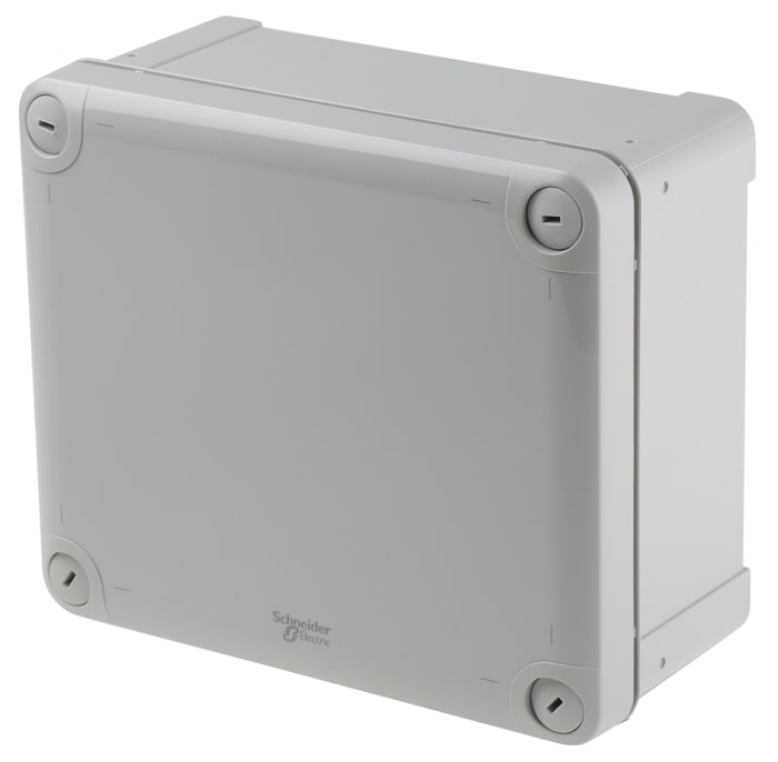 Caja de pared Schneider Electric Thalassa TBP de Policarbonato Gris, , 192 x 164 x 87mm, IP66