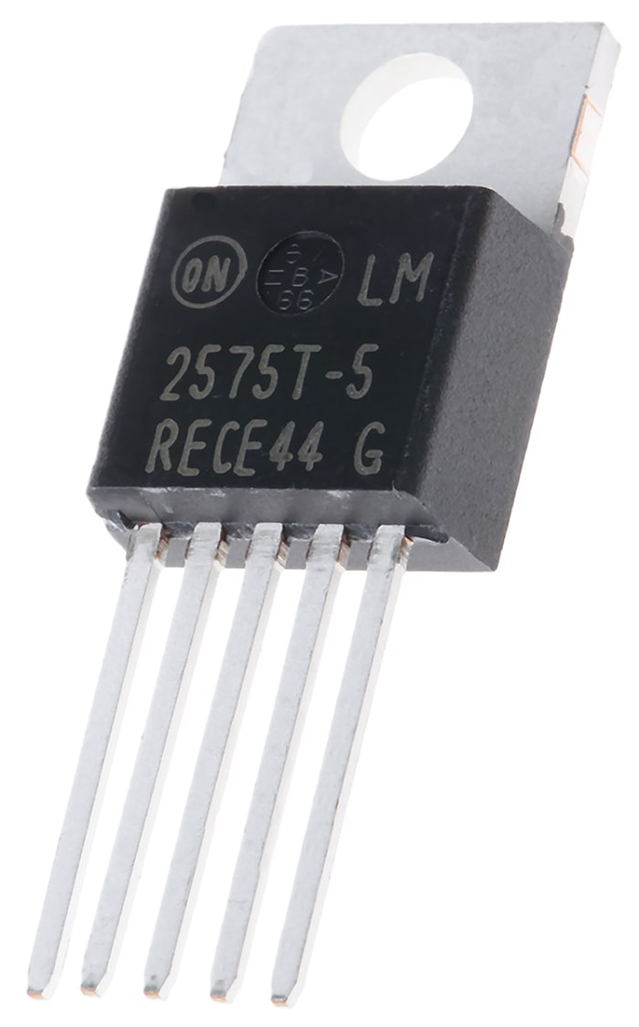 onsemi, LM2575T-5G Step-Down Switching Regulator, 1-Channel 1A 5-Pin, TO-220