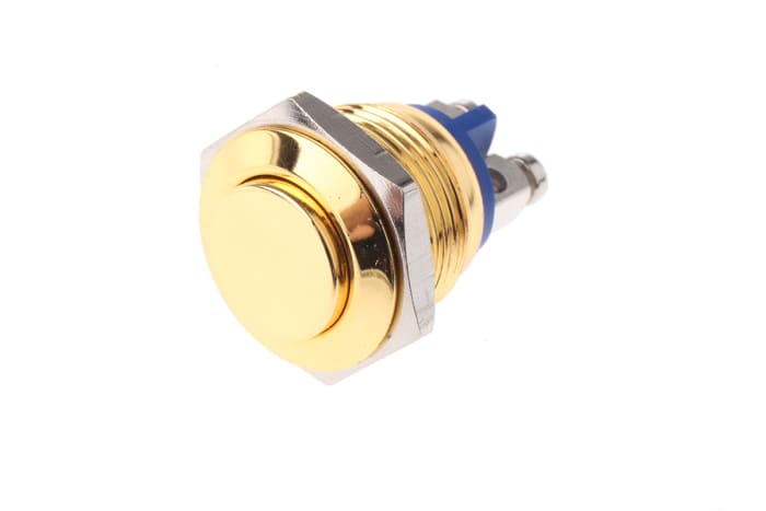 EOZ Push Button Switch, Momentary, Panel Mount, 16.2mm Cutout, SPST, 48 V dc, 250V ac, IP65