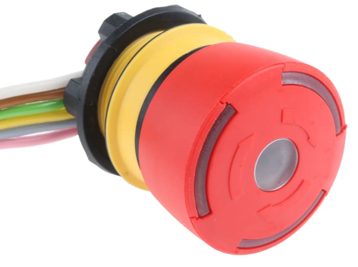 Bouton d'arrêt d'urgence EAO 84, Montage panneau, dia. 22.5mm