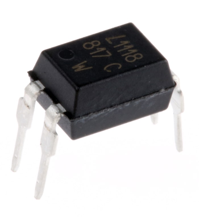 Lite-On, LTV-817-C DC Input Transistor Output Optocoupler, Through Hole, 4-Pin PDIP