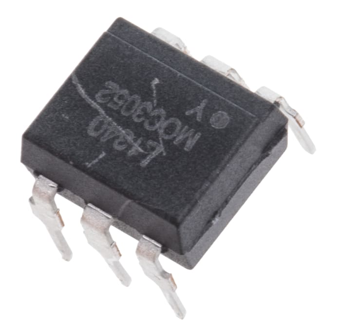 Optocoupler Triac Output, 600V, DIP6
