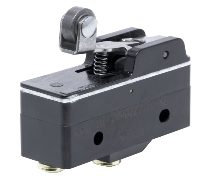 Honeywell BZ Series Roller Lever Limit Switch, SPDT, Plastic Housing, 250V ac Max, 15A Max