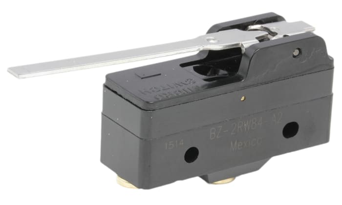 Honeywell BZ Series Lever Limit Switch, SPDT, Plastic Housing, 125V ac Max, 15A Max