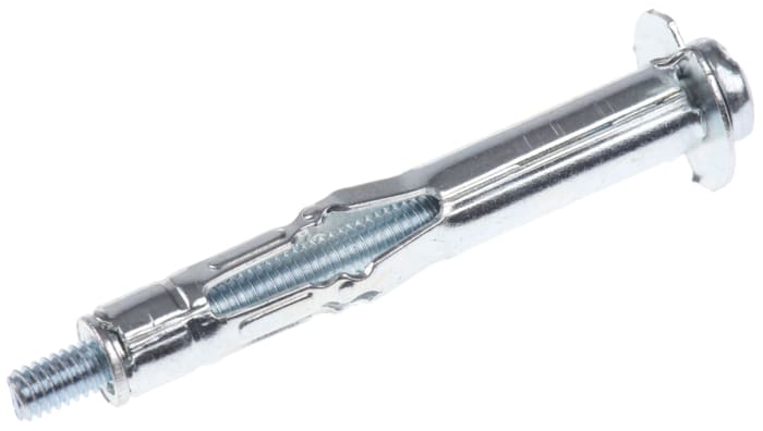 Fixation à boulon expansible pour cloisons creuses RawlPlug Acier, diamètre 8mm, longueur 46mm