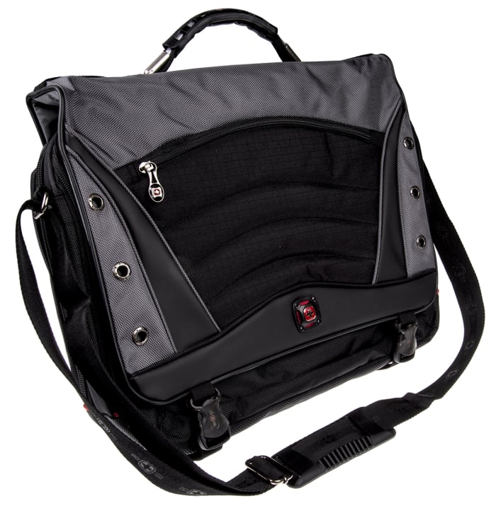 Wenger SwissGear 17in Laptop Briefcase, Grey