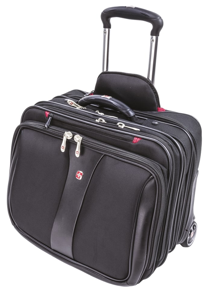 Pouzdro na notebook, model: Patriot, Černá, Nylon, 17in, Kufřík na kolečkách, 424.2 x 294.6 x 391.2mm