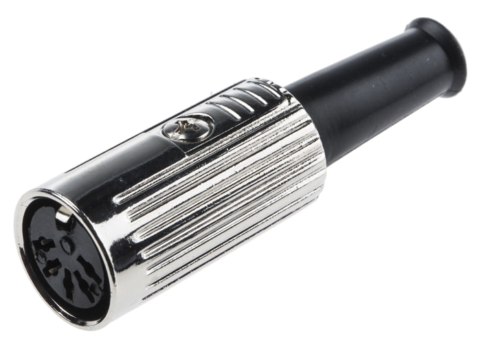 RS PRO 5 Pole Din Socket, DIN 41524, 4A, 60 V ac, Female, Cable Mount