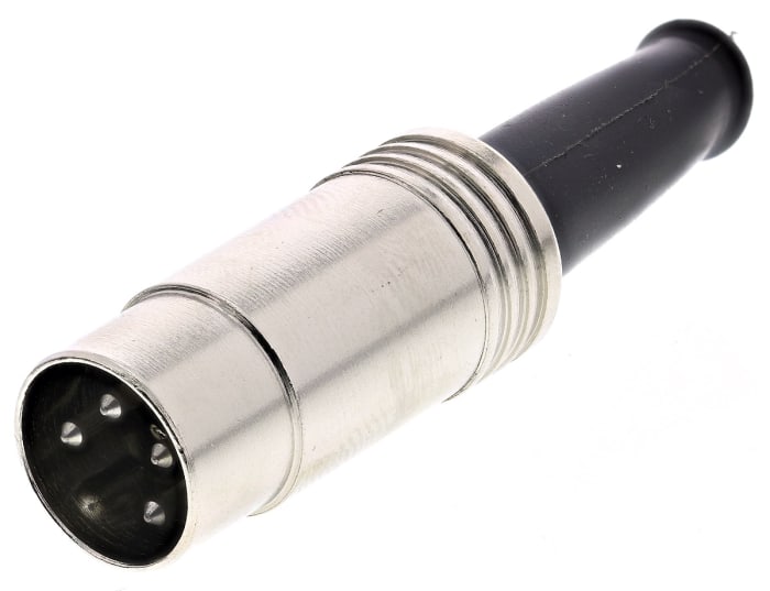 RS PRO 4 Pole Din Plug, 4A, 60 V ac, Male, Cable Mount