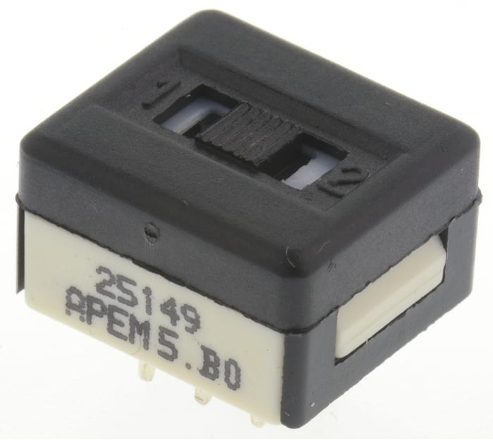 APEM PCB Slide Switch DPDT On-Off-On 1 A @ 30 V dc Slide