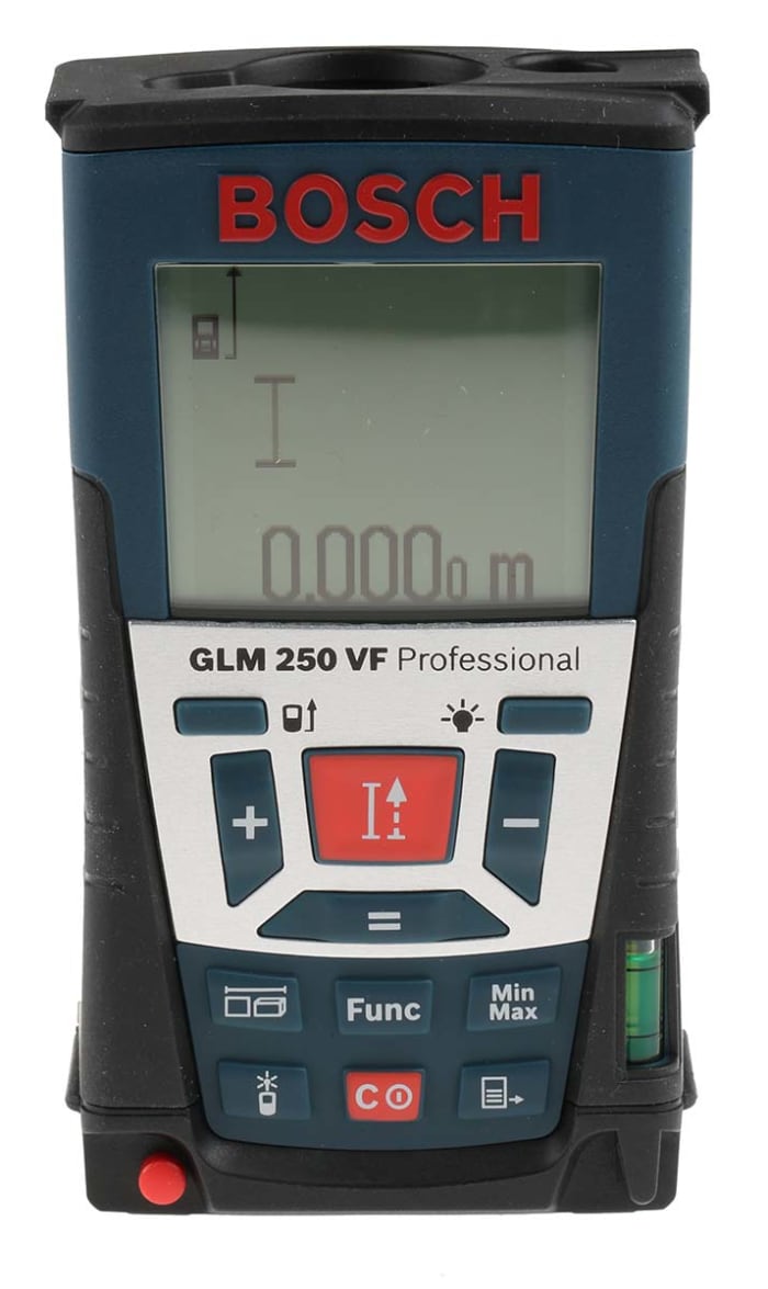 Bosch GLM 250 VF Laser Measure, 0.05 → 250m Range, ±1 mm Accuracy