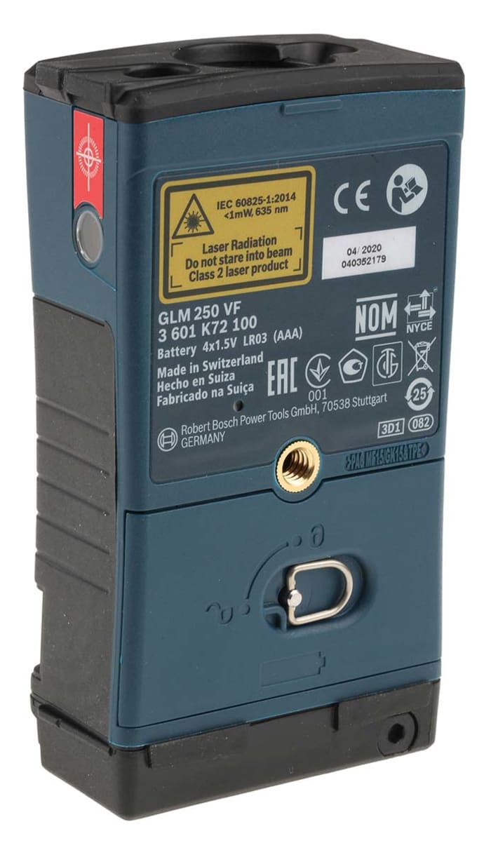 GLM250VF Bosch | Bosch GLM 250 VF Laser Measure, 0.05 → 250m Range, ±1 ...