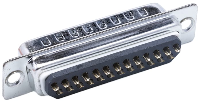 HARTING D-Sub 25 Way Straight 2.77 mm Pitch Panel Mount D-Sub Connector Female
