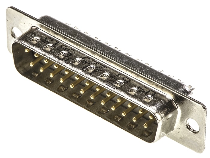 HARTING 25 Way Panel Mount D-sub Connector Plug, 2.77mm Pitch