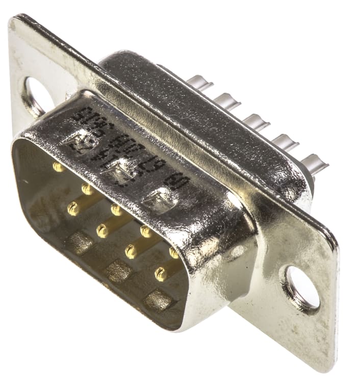 HARTING 9 Way Panel Mount D-sub Connector Plug, 2.77mm Pitch