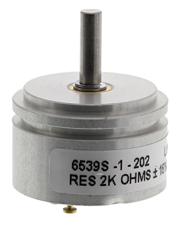 Bourns 6539 2kΩ Rotary Potentiometer 1-Gang Servo Mount, 6539S-1-202