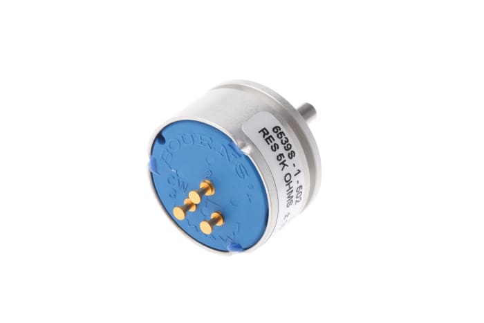 Bourns 6539 5kΩ Rotary Potentiometer 1-Gang Servo Mount, 6539S-1-502