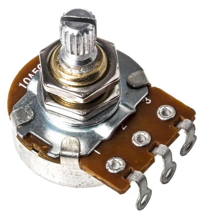 Bourns PDB241-GTR 500kΩ Rotary Potentiometer 1-Gang Panel Mount, PDB241-GTR01-504A2