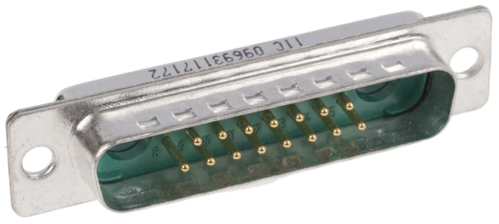 HARTING 17 Way Panel Mount D-sub Connector Plug