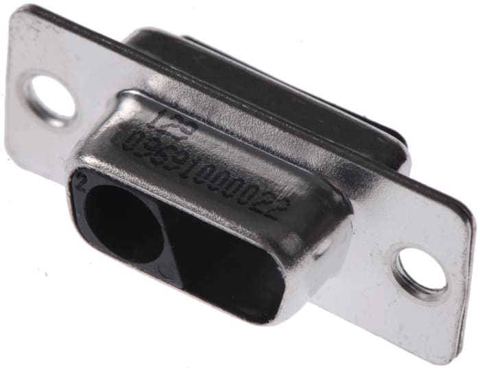 HARTING 2 Way Cable Mount D-sub Connector Socket, 6.86mm Pitch