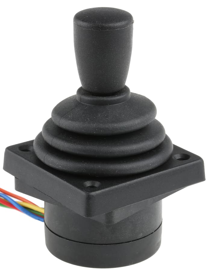 APEM 2-Axis Contactless Joystick Conical, Hall Effect, IP65 5V