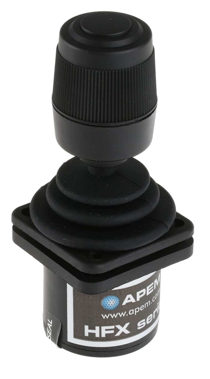 Apem 3-Axis Joystick Switch Button, Hall Effect, IP65