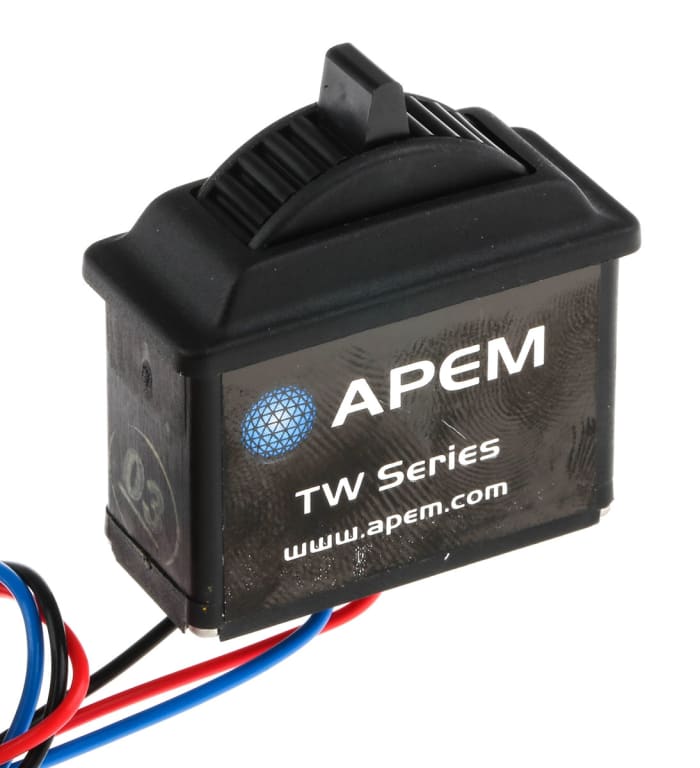 HTW02BLK APEM IP67 Prewired Thumbwheel Switch Thumbwheel 693