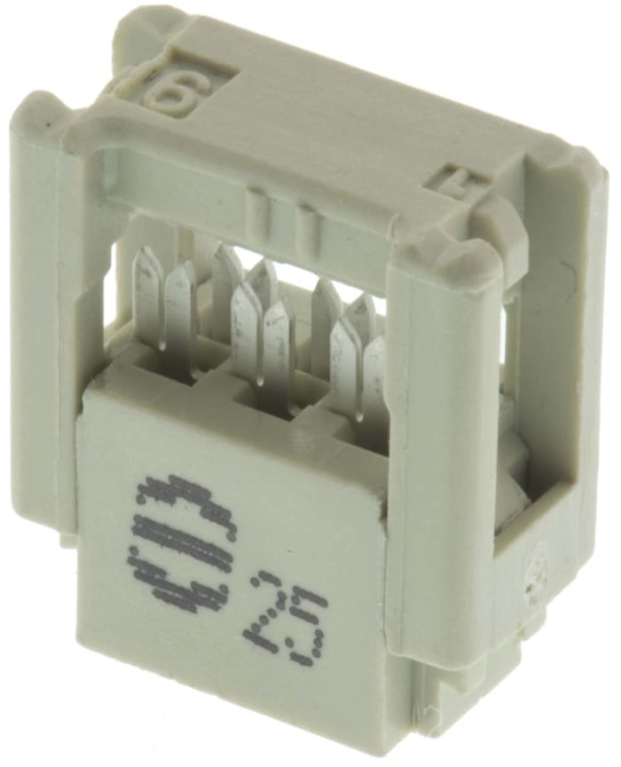 Connecteur IDC HARTING Femelle, 6 contacts, 2 rangées, pas 2.54mm, Montage sur câble, série SEK-18