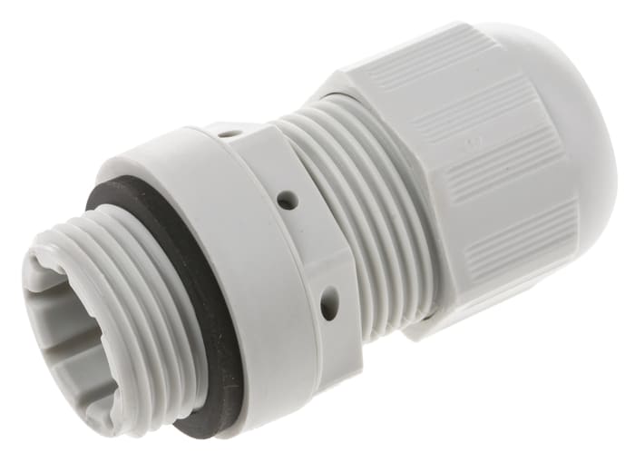 VentGLAND Series Grey Polyamide Cable Gland, M20 Thread, 6mm min., 13mm max., IP68, IP69K