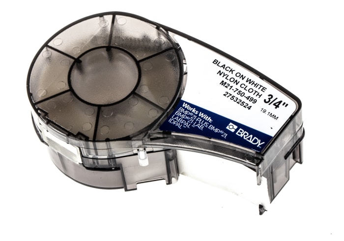 Brady Black on White Cable Labels for BMP21 LAB, BMP21, BMP21-PLUS, IDPAL,  LABPAL