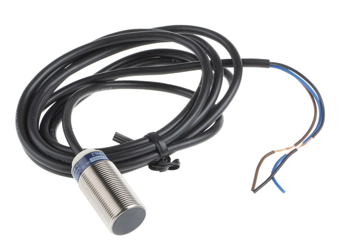 Telemecanique Sensors Inductive Threaded Barrel Proximity Sensor, M18, 8 mm Detection, PNP NO, 10 → 36 V dc