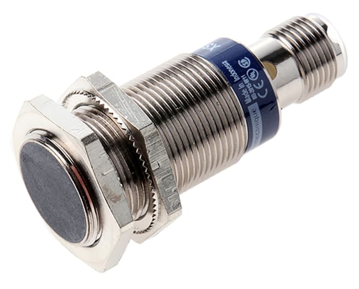 Telemecanique Sensors Inductive Threaded Barrel Proximity Sensor, M18, 8 mm Detection, PNP NO, 10 → 36 V dc