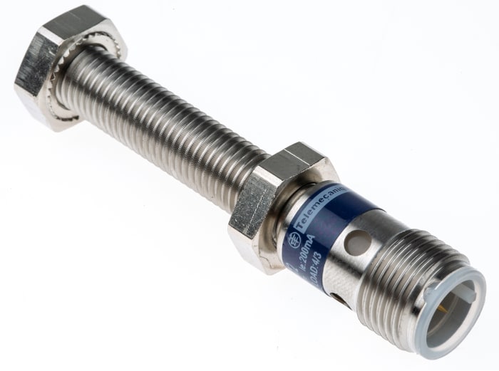 Sensor de proximidad Telemecanique Sensors, M8, alcance 1,5 mm, 12 → 48 Vdc, IP65, IP67, 5kHz