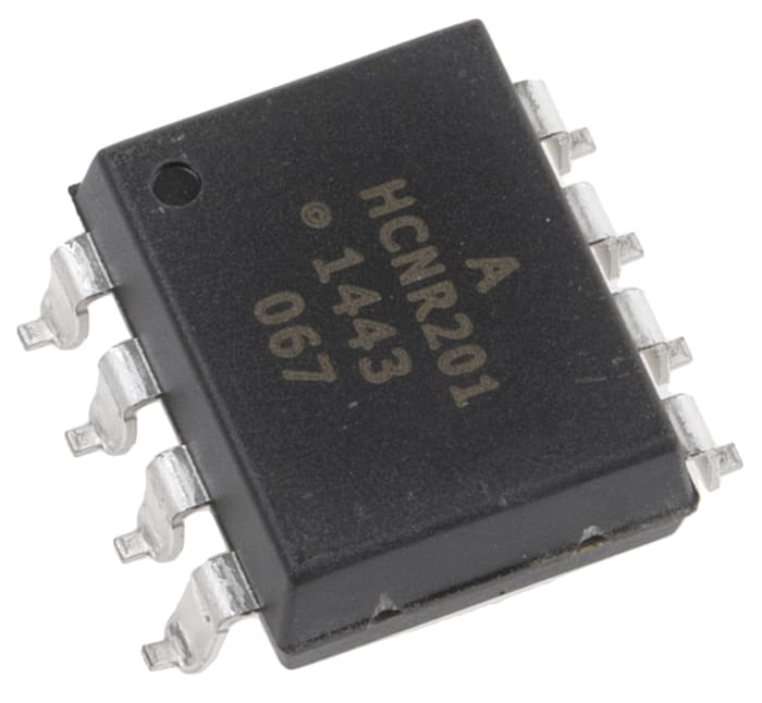 Broadcom, HCNR201-300E DC Input Photodiode Output Optocoupler, Surface Mount, 8-Pin PDIP