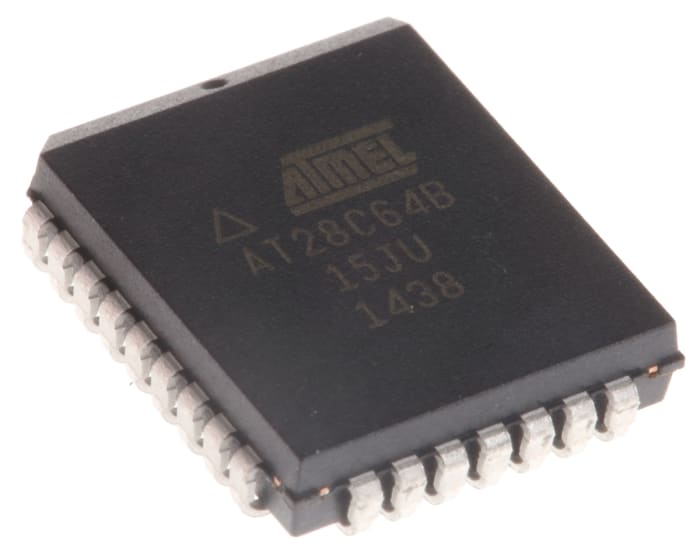 Microchip AT28C64B-15JU, 64kbit Parallel EEPROM Memory, 150ns 32-Pin PLCC Parallel