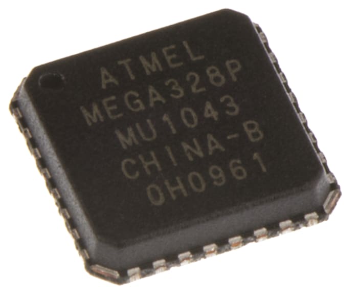 Microchip, 8bit AVR, ATmega Microcontroller, 20MHz, 1 kB, 32 kB Flash, 32-Pin MLF