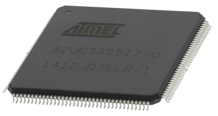 Atmel, 32bit AVR, AT32 Microcontroller, 66MHz, 512 kB Flash, 144-Pin LQFP