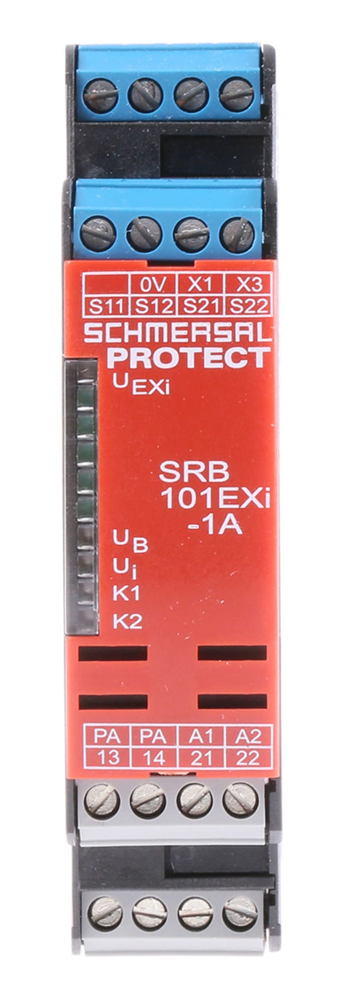 Schmersal PROTECT SRB SRB 101Exi Emergency Stop Safety Relay, 24V dc, Dual-Channel, 1 Safety Contacts