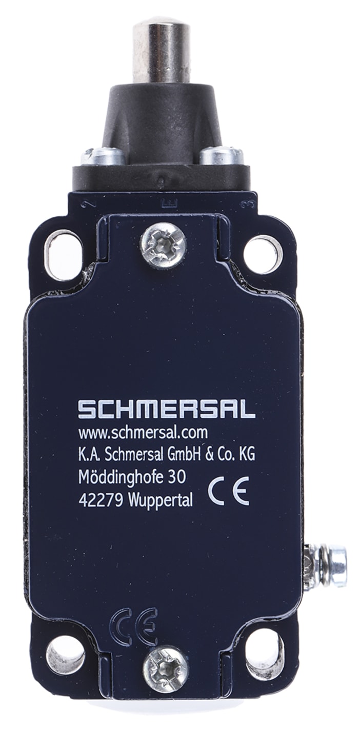 Schmersal EX-ZS 335 Series Plunger Limit Switch, NC, IP67, SP, Metal Housing, 230V ac ac Max