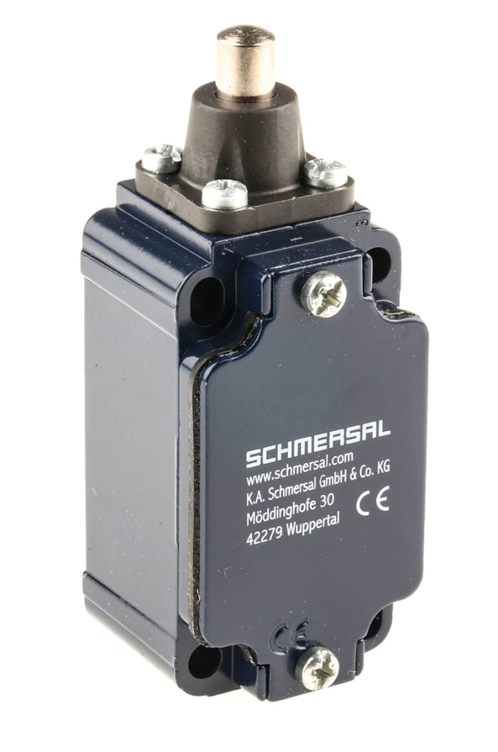 Schmersal EX-ZS 335 Series Plunger Interlock Switch, NO/NC, IP67, DP, Metal Housing, 230V ac ac Max
