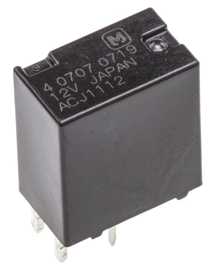 ACJ1112 Panasonic | Panasonic, 12V dc Coil Automotive Relay SPDT, 20A ...