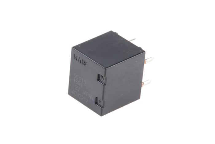 Panasonic PCB Mount Automotive Relay, 12V dc Coil Voltage, 20A Switching Current, DPST