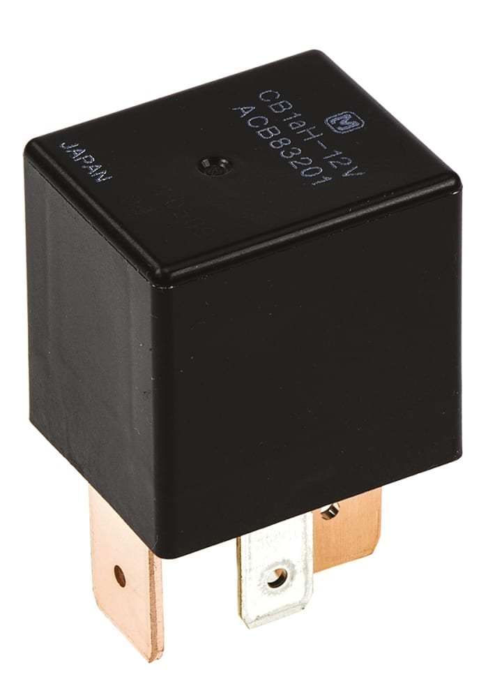 Relais automobile Panasonic, 12V c.c., 70A, 1 NO, Enfichable