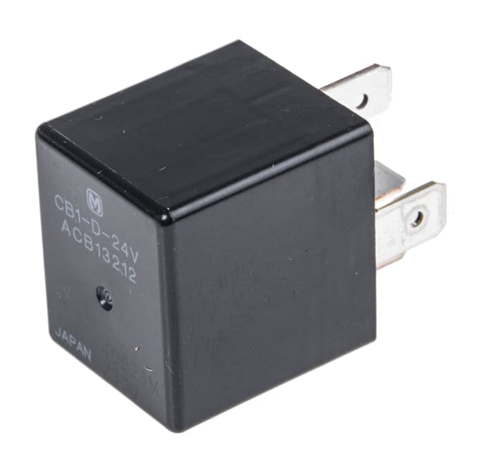 Relais Panasonic, 1 RT, bobine 24V c.c. Enfichable 1.8W