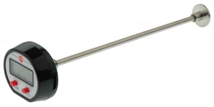 Testo Mini surface Wired Digital Thermometer for Multipurpose Use, NTC Probe, 1 Input(s), +300°C Max, ±1 °C Accuracy